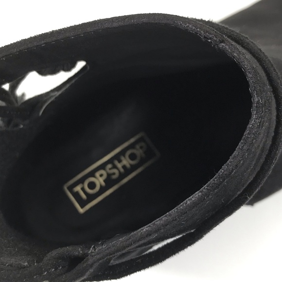 Top Shop Kimble lace up Booties size 6.5 - Picture 5 of 8